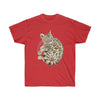 Cute Bengal Cat Kitten Watercolor Art Dark Unisex Ultra Cotton Tee Red / S T-Shirt