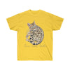 Cute Bengal Cat Kitten Watercolor Ink Ultra Cotton Tee Daisy / S T-Shirt