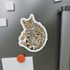 Cute Bengal Kitten Watercolor Die-Cut Magnets Home Decor