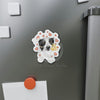 Cute Border Collie Dog Hearts Art Die-Cut Magnets Home Decor