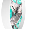 Cute Dolphins Family Watercolor Art Wall Clock Home Decor