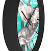 Cute Dolphins Family Watercolor Art Wall Clock Home Decor