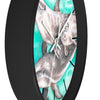 Cute Dolphins Family Watercolor Art Wall Clock Home Decor