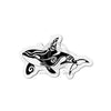 Cute Orca Whale Tribal Ink Art Die-Cut Magnets 3 X / 1 Pc Home Decor