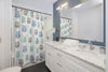 Cute Owls Pattern White Shower Curtain Home Decor
