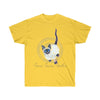 Cute Siamese Kitten Cat Watercolor Ink Ultra Cotton Tee Daisy / S T-Shirt