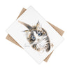 Cute Tuxedo Cat Kitten Watercolor Art Ceramic Photo Tile Home Decor