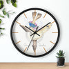 Dancing Cute Sea Lion Nursery Watercolor Art Wall Clock Home Decor