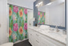 Exotic Hibiscus Floral Watercolor Pattern Home Decor