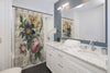 Floral Bouquet Vintage Music Peony Tulip Art Shower Curtain Home Decor
