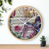 Floral Songs Music Vintage Shabby Chic Art Wall Clock Home Decor