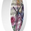 Floral Songs Music Vintage Shabby Chic Art Wall Clock Home Decor