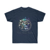 Free Orca Whales Pod Splash Watercolor Dark Unisex Ultra Cotton Tee Navy / S T-Shirt