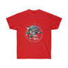 Free Orca Whales Pod Splash Watercolor Dark Unisex Ultra Cotton Tee Red / S T-Shirt