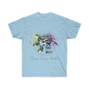 Free Orca Whales Pod Splash Watercolor Ultra Cotton Tee Light Blue / S T-Shirt