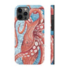 Giant Pacific Octopus Red Vintage Map Watercolor Art Case Mate Tough Phone Cases Iphone 12 Pro Max