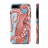 Giant Pacific Octopus Red Vintage Map Watercolor Art Case Mate Tough Phone Cases Iphone 7 Plus 8