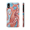 Giant Pacific Octopus Red Vintage Map Watercolor Art Case Mate Tough Phone Cases Iphone Xr