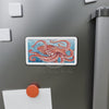Giant Pacific Octopus Vintage Map Watercolor Art Die-Cut Magnets Home Decor