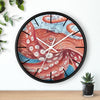 Giant Pacific Octopus Watercolor Vintage Map Art Wall Clock Home Decor