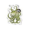 Green Octopus Compass Nautical Watercolor Art Die-Cut Magnets 2 X / 1 Pc Home Decor