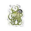 Green Octopus Compass Nautical Watercolor Art Die-Cut Magnets 3 X / 1 Pc Home Decor