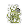 Green Octopus Compass Nautical Watercolor Art Die-Cut Magnets 4 X / 1 Pc Home Decor
