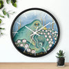 Green Octopus Tentacles Art Watercolor Wall Clock Home Decor