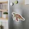Green Sea Turtle Art Die-Cut Magnets Home Decor