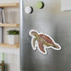 Green Sea Turtle Art Die-Cut Magnets Home Decor