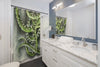 Green Tentacles Watercolor Art Shower Curtains Home Decor