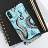 Grey Blue Octopus Tentacle Vintage Map Case Mate Tough Phone Cases