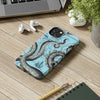 Grey Blue Octopus Tentacle Vintage Map Case Mate Tough Phone Cases