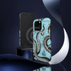 Grey Blue Octopus Tentacle Vintage Map Case Mate Tough Phone Cases