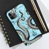 Grey Blue Octopus Tentacle Vintage Map Case Mate Tough Phone Cases