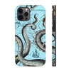 Grey Blue Octopus Tentacle Vintage Map Case Mate Tough Phone Cases Iphone 12 Pro Max