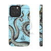 Grey Blue Octopus Tentacle Vintage Map Case Mate Tough Phone Cases Iphone 14 Pro Max