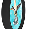 Hummingbird Blue Sky Art Wall Clock Home Decor