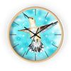 Hummingbird Blue Sky Art Wall Clock Home Decor