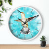 Hummingbird Blue Sky Art Wall Clock Home Decor