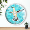 Hummingbird Blue Sky Art Wall Clock Home Decor