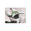 Hummingbird Modern Green Black Ink Art Ceramic Photo Tile Home Decor