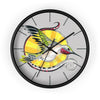 Hummingbird Tribal Sun Ink Art Wall Clock Black / 10 Home Decor