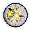 Hummingbird Tribal Sun Ink Art Wall Clock Black / White 10 Home Decor