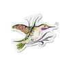 Hummingbird Tribal Whimsical Fantasy Ink Art Die-Cut Magnets 5 X / 1 Pc Home Decor