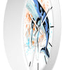 Humpback Whale Tribal Splash Wall Clock Home Decor