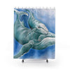 Humpback Whales Watercolor Art Shower Curtains 71 X 74 Home Decor