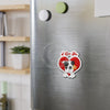I Love You Border Collie Dog Heart Art Die-Cut Magnets Home Decor