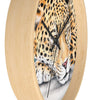 Jaguar Napping Pastel Art Wall Clock Home Decor