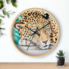 Jaguar Napping Pastel Art Wall Clock Home Decor